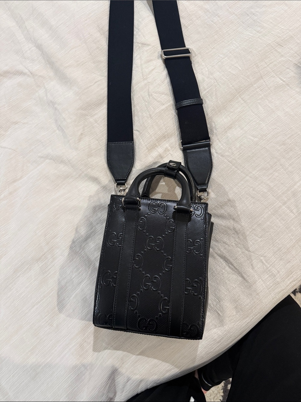 Gucci GG Embossed Tote Bag